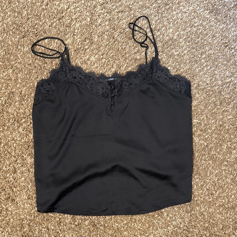 Abercrombie & Fitch Satin and Lace Camisole